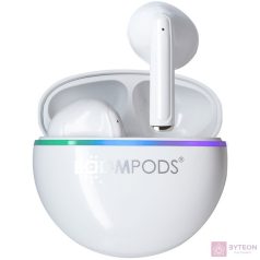   Boompods Earshot True Wireless Bluetooth fehér fülhallgató