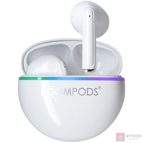 Boompods Earshot True Wireless Bluetooth fehér fülhallgató