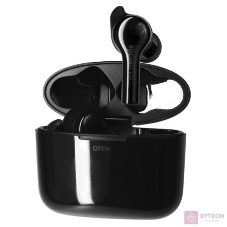 Boompods Bassline GO True Wireless Bluetooth fekete fülhallgató
