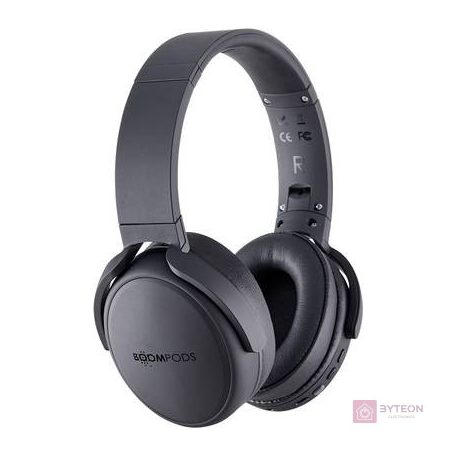Boompods Headpods fekete aktív zajszűrős bluetooth fejhallgató