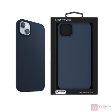 NextOne IPH-14MAX-MAGSAFE-BLUE iPhone 14 Plus kék szilikon MagSafe hátlap