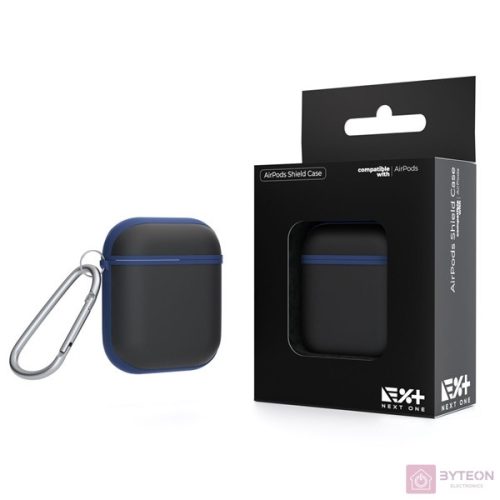 NextOne AP-TPU-BLU AirPods (1st/2nd gen) kék-szürke védőtok