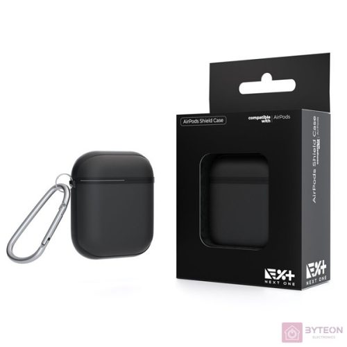 NextOne AP-TPU-BLK AirPods (1st/2nd gen) fekete védőtok