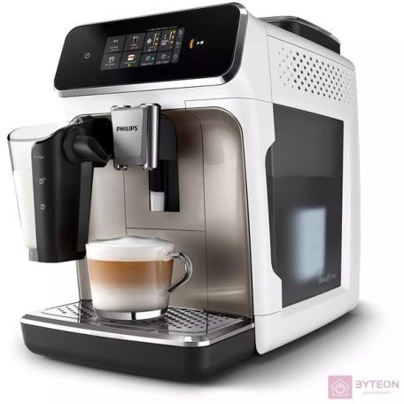 Philips EP2333/40 2300 LatteGo tejhabosítóval fehér-króm automata kávéfőző