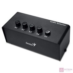 Genius RS2 5 portos fekete audio switch