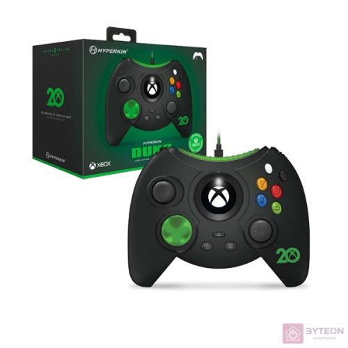 Hyperkin Duke Xbox Series|One/Windows 11|10 fekete 20.Évf. Xbox liszenszelt vezetékes kontroller