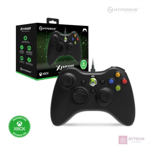 Hyperkin Xenon Xbox Series|One/Windows 11|10 fekete Xbox liszenszelt vezetékes kontroller