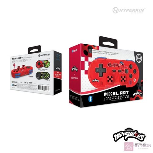 Hyperkin Pixel Art Miraculous Nintendo Switch/PC/Mac/Android "Katicabogár" BT kontroller