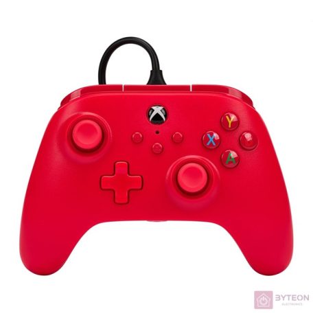 PowerA Xbox Series X|S vezetékes piros kontroller