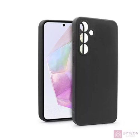 Haffner HF271595 Samsung Galaxy A35 5G szilikon fekete hátlap
