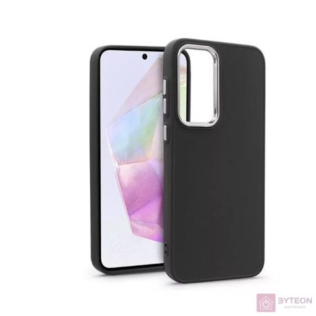 Haffner HF268434 Samsung Galaxy A35 5G Frame fekete szilikon hátlap