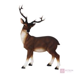   Gímszarvas polyresin szobor, M, kültéri és beltéri dekorációs kiegészítő