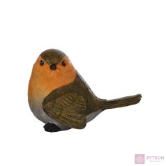   Vörösbegy polyresin szobor, S, D típus, kültéri és beltéri dekorációs kiegészítő