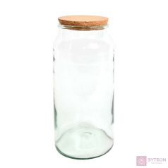 Henger alakú florárium parafa tetővel, 8,3 literes Henger alakú florárium parafa tetővel, 8,3 literes