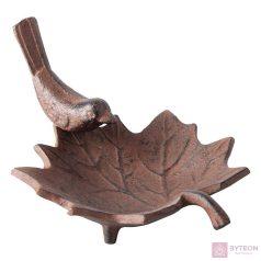 Öntöttvas levél alakú madáretető tál Öntöttvas levél alakú madáretető tál