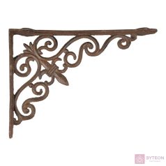 Klasszikus stílusú öntöttvas polctartó konzol, B Klasszikus stílusú öntöttvas polctartó konzol, B