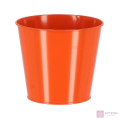 Cink virágcserép, 16 cm átmérőjű, narancssárga