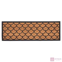 Pikkely mintás kókuszost és gumi lábtörlő, 120 x 40 cm Pikkely mintás kókuszost és gumi lábtörlő, 120 x 40 cm