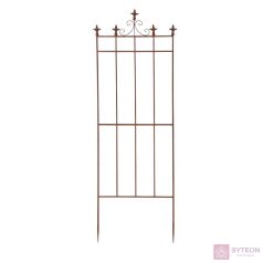   Növény kitámasztó állvány, liliom díszítéssel, 54 x 164 cm