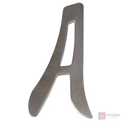 Modern acél házszám, A