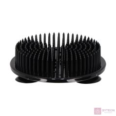 Műanyag öntapadós kenzan, fekete, 7 cm átmérőjű