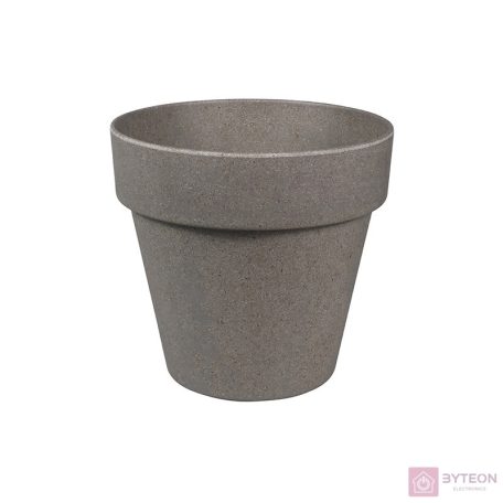 Környezetbarát virágcserép, szürkés barna, 30 cm