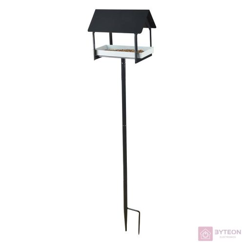 Modern stílusú leszúrható madáretető ház, 126 cm