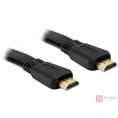 Delock 84407 HDMI apa - HDMI apa 1m - Fekete