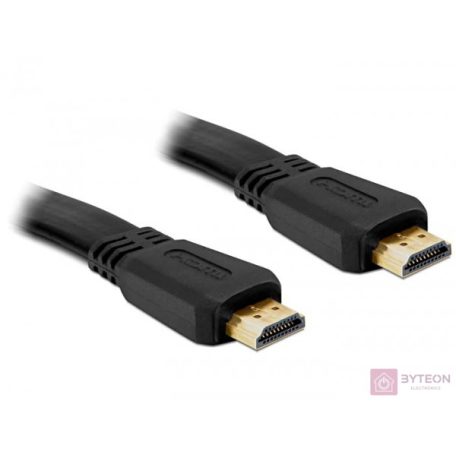 Delock 84407 HDMI apa - HDMI apa 1m - Fekete