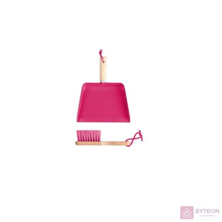 Gyerek seprű és lapát, pink