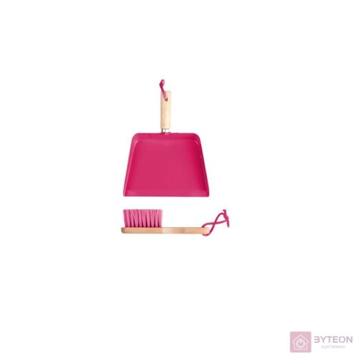 Gyerek seprű és lapát, pink