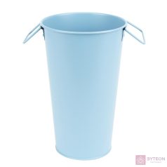 Fém váza, 3,2 literes, világoskék, 26 cm Fém váza, 3,2 literes, világoskék, 26 cm