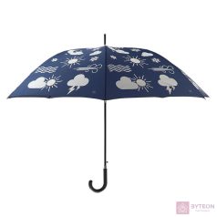   Esőre színváltós felhő mintás esernyő, 116,5 cm átmérőjű
