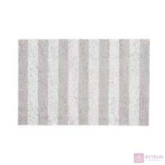 Szürke-fehér függőleges csíkos lábtörlő alátét, 90x60 cm   Szürke-fehér függőleges csíkos lábtörlő alátét, 90x60 cm