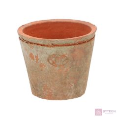 Terrakotta cserép, 12 cm átmérőjű