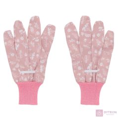 Mezei virág mintás kerti kesztyű, pink Mezei virág mintás kerti kesztyű, pink