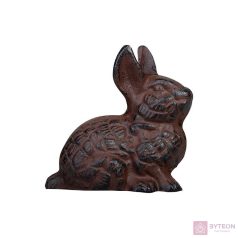 Öntöttvas állatdísz, nyúl, kicsi