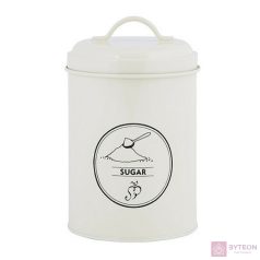 Cukortartó fém doboz, 1,3 literes