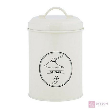 Cukortartó fém doboz, 1,3 literes