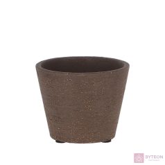 Terrakotta virágcserép, sötétbarna, 9 cm átmérőjű