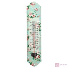 Rózsa mintás hőmérő, 30 cm