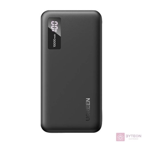 Powerbank 10000mAh Ugreen PB311, USB + USB-C, 20W PD (czarny)