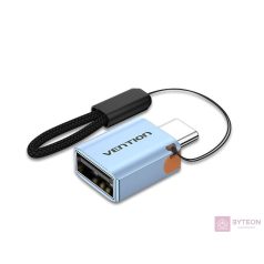 Adapter Vention CUBH0 USB 3.1 C M do USB (szary)