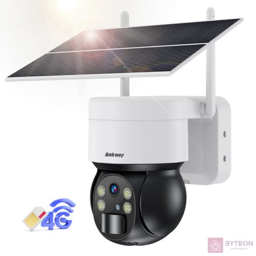 Choetech ASC006 4G PTZ solar camera with 6W solar panel