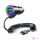 Car charger Joyroom JR-CL25, 2x USB + Lightning cable (black)