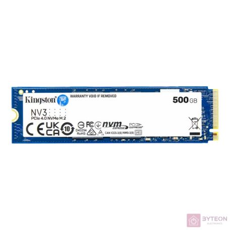 KINGSTON 500GB NV3 M.2 2280 PCIe 4.0 SSD