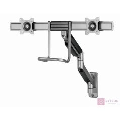GEMBIRD Adjustable wall 2-display mount