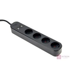 GEMBIRD Smart power strip with USB charg