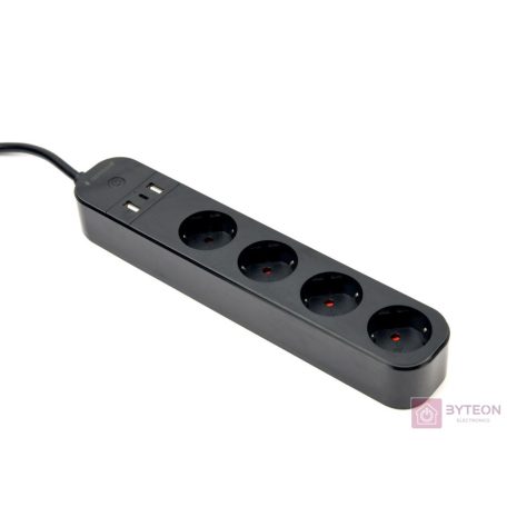 GEMBIRD Smart power strip with USB charg