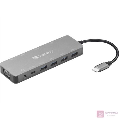 SANDBERG USB-C 13-in-1 Travel Dock